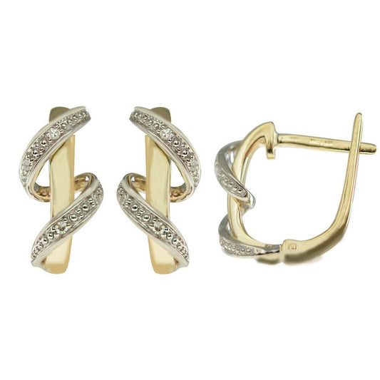 Boucles D’oreilles 10 Kt Roger Roy E05-85303-YW