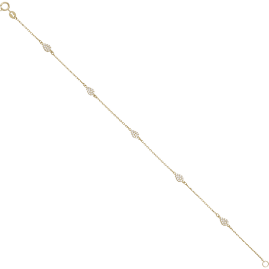 Bracelet 10 Kt Roger Roy B10-716409-Y