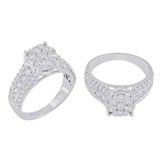 Bague de Fiançaille Roy 125PTS ARVVR42DM2B