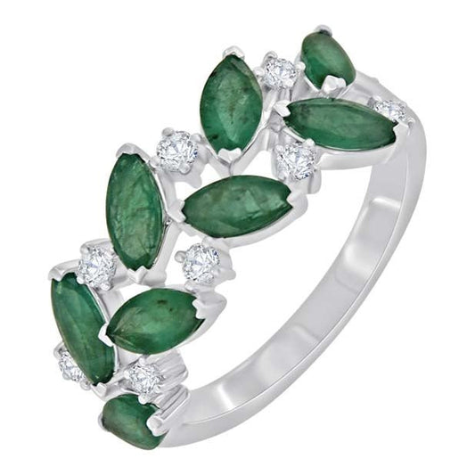 Bague 14 Kt Roger Roy R0631-EMW