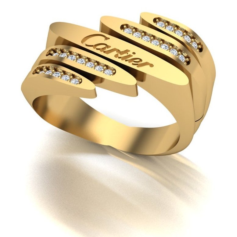Bague 10 Kt Roger Roy RF3042