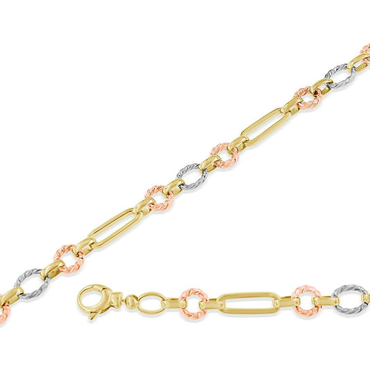 Bracelet 14 Kt Van&Co B4-6154-3T