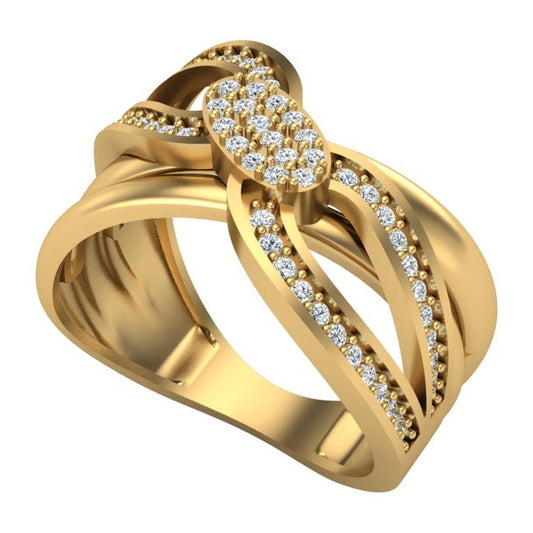 Bague 10 Kt Roger Roy RF2923