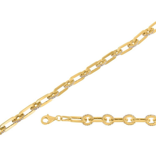 Bracelet 10 Kt Roger Roy B112-TBL092