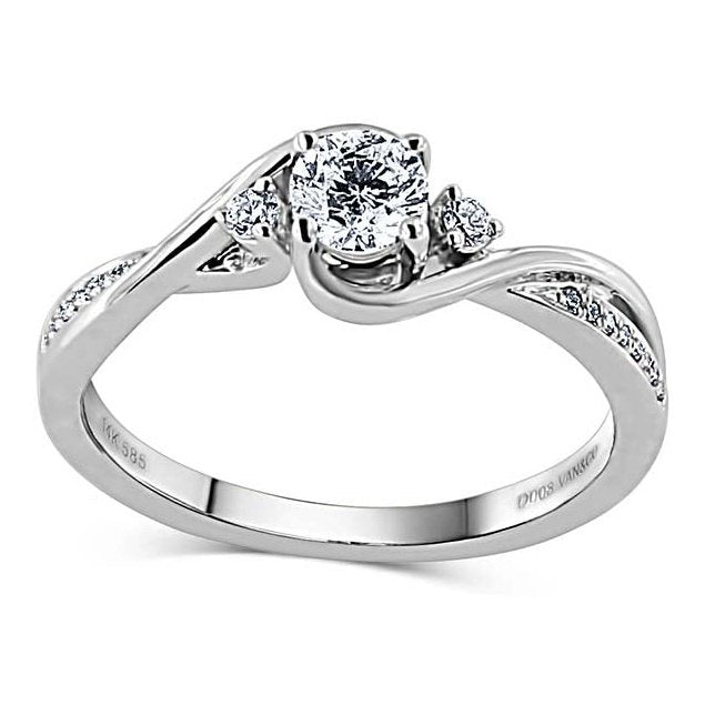 Bague de Fiançaille Van&Co 50PTS CR4881S33