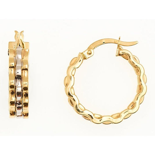 Boucles D’oreilles 10 Kt Roger Roy E23TB0289-15-2T