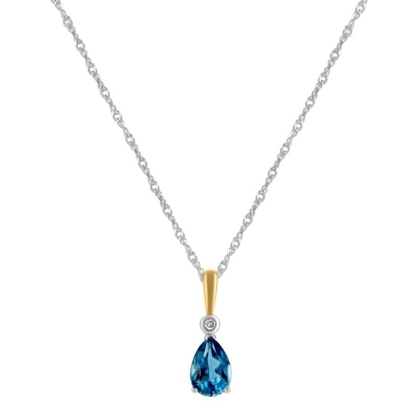 Pendentif 10 Kt Rosa P05-79086-BT