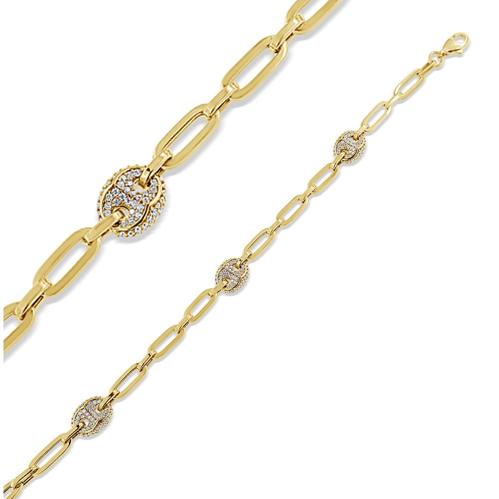Bracelet 14 Kt Roger Roy B0825-FCZ