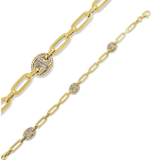 Bracelet 14 Kt Roger Roy B0825-FCZ