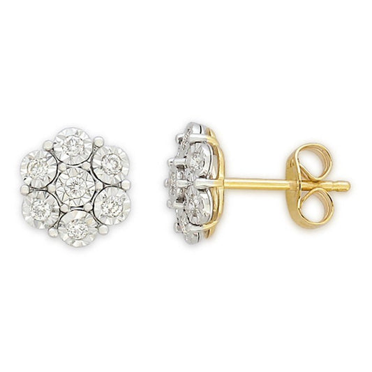 Boucles D’oreilles 10 Kt Roger Roy AEDXU