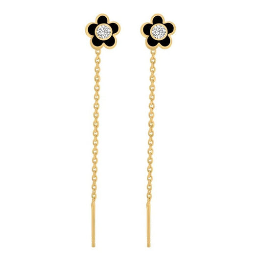 Boucles D’oreilles 10 Kt Roger Roy KP124