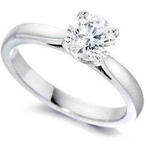 Bague Solitaire Roy 102PTS R1F5033W