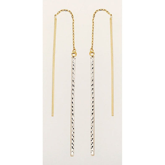 Boucles D’oreilles 10 Kt Roger Roy E211715-YW