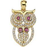 Pendentif 10 Kt Roger Roy P-AZP615