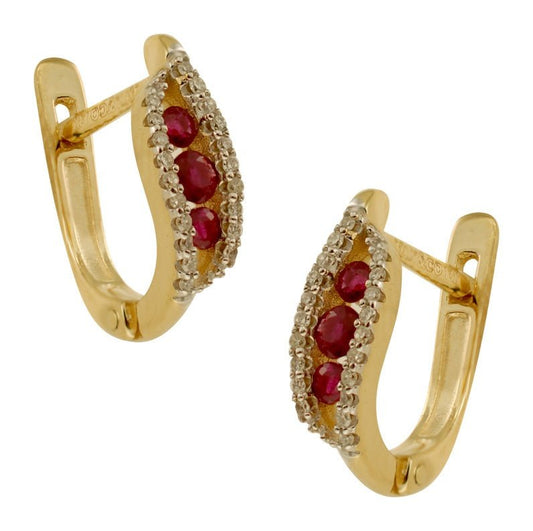 Boucles D’oreilles 14 Kt Van&Co E05-937242T