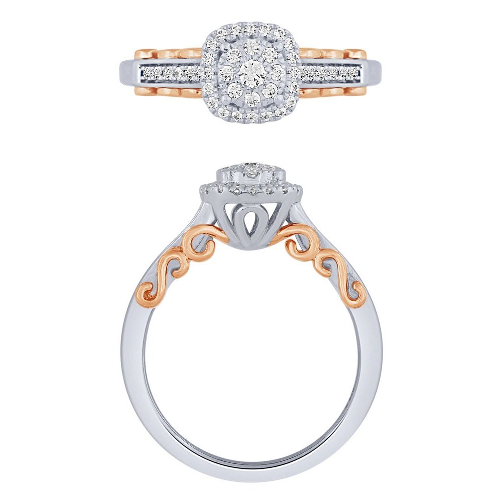 Bague de Fiançaille Van&Co 33PTS R186497-WP