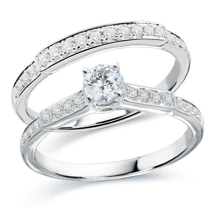 Bague de Fiançaille Van&Co 60PTS MR17056STW