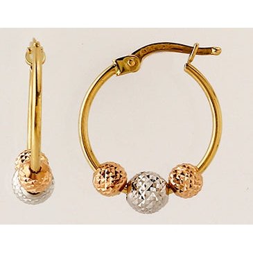 Boucles D’oreilles 10 Kt Roger Roy E211190-TC