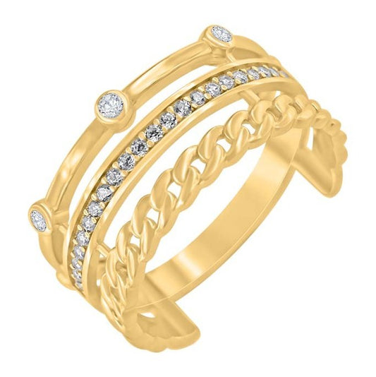 Bague 10 Kt Roger Roy TYZ3078