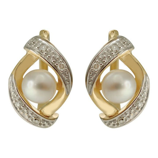 Boucles D’oreilles 14 Kt Roger Roy E05-89769-3Y