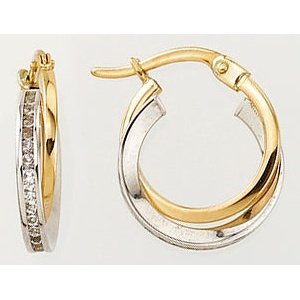 Boucles D’oreilles 10 Kt Roger Roy E200767YW