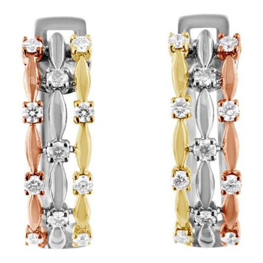 Boucles D’oreilles 14 Kt Van&Co E-24127078