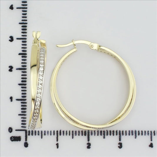 Boucles D’oreilles 10 Kt Roger Roy RCTE-0053-25-2T