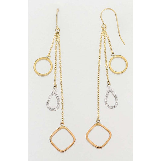 Boucles D’oreilles 10 Kt Roger Roy E200737TC