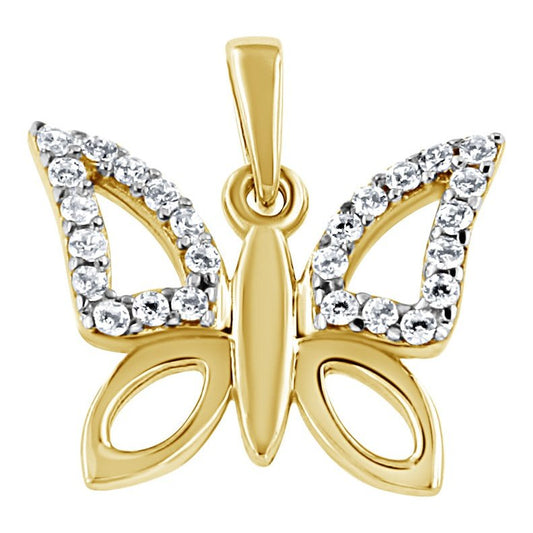 Pendentif 10 Kt Roger Roy PDC01-1019-2T