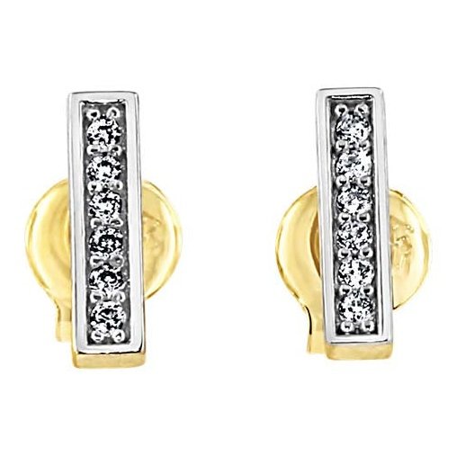 Boucles D’oreilles 10 Kt Roger Roy EDC01-6366-2T