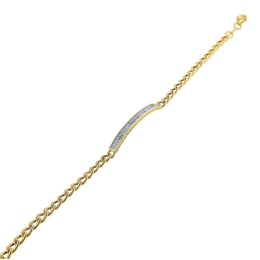 Bracelet 10 Kt Roger Roy B22HL0033-CZ