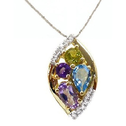 Pendentif 10 Kt Roger Roy P05-119825-6W