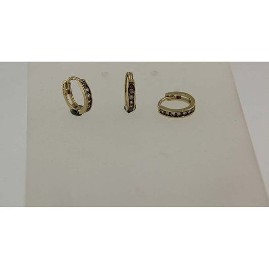 Boucles D’oreilles 10 Kt Roger Roy FKP3274-2-CZ-Y