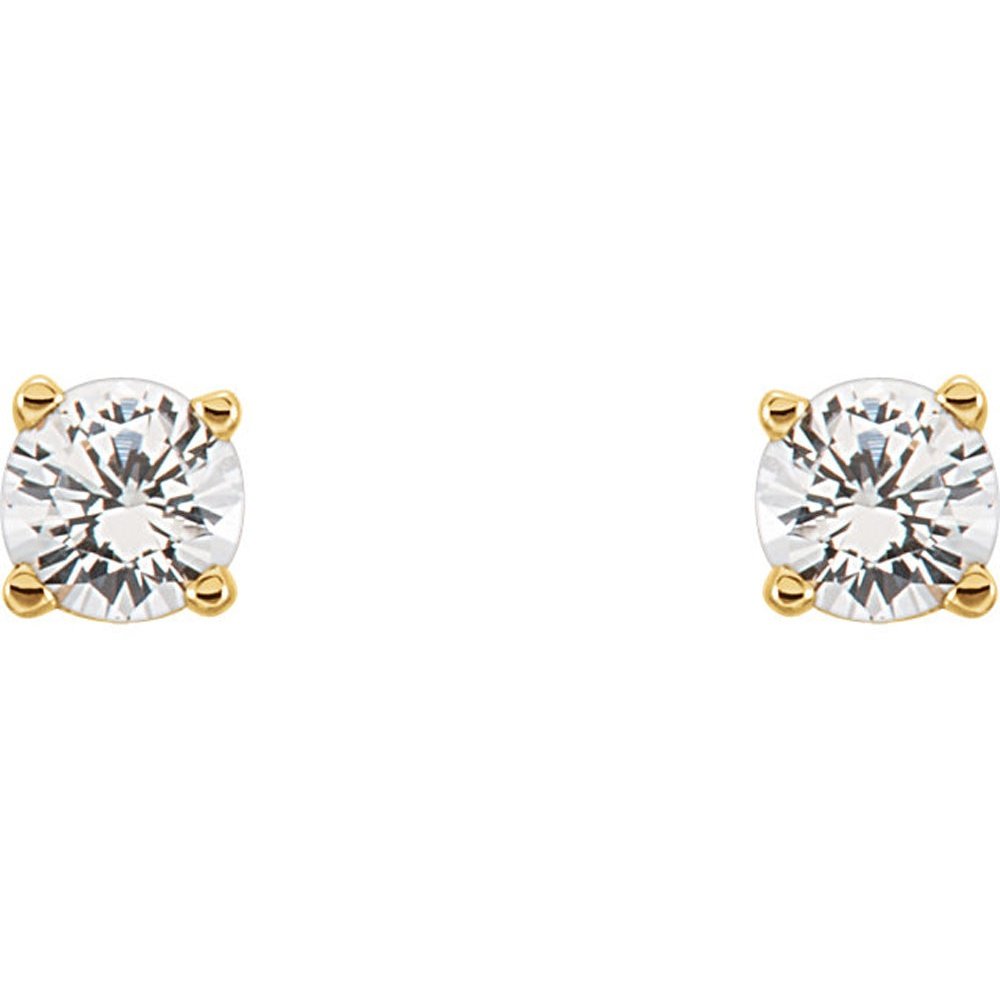 Boucles D’oreilles 10 Kt Roger Roy CZE1115M04