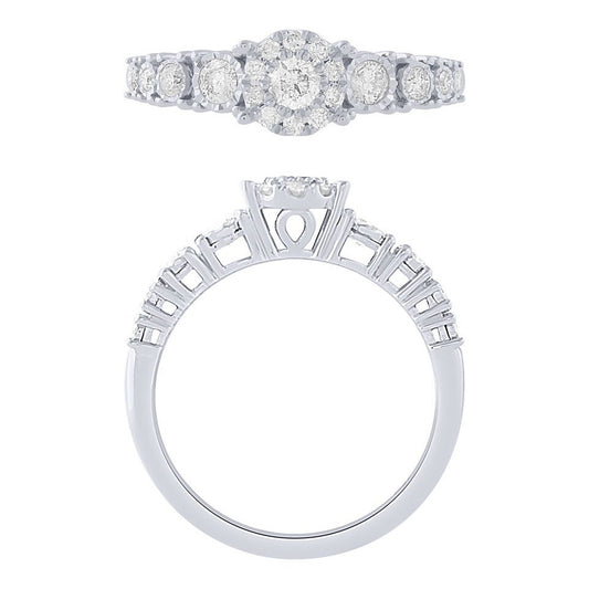 Bague de Fiançaille Roy 50PTS R196132W7