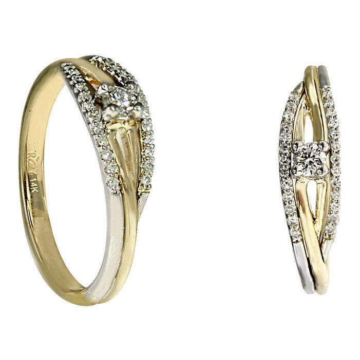 Bague 14 Kt Roger Roy R05-103535-YW