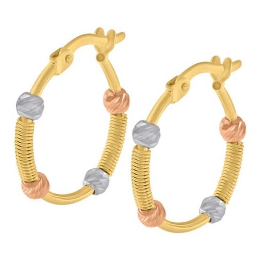 Boucles D’oreilles 10 Kt Roger Roy E-787178-103T