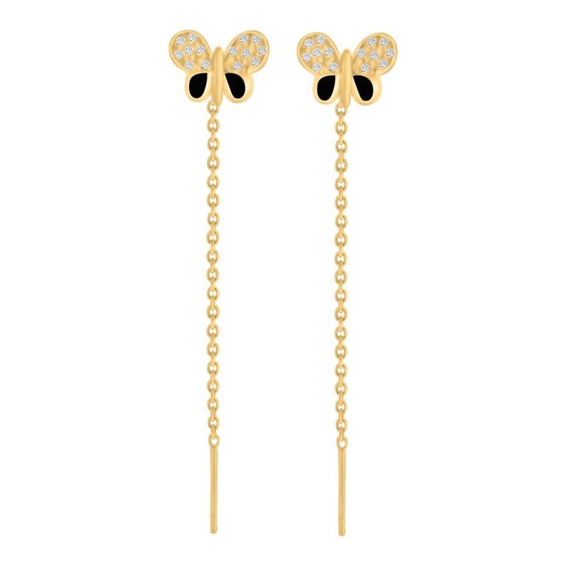 Boucles D’oreilles 10 Kt Roger Roy KP127