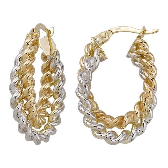 Boucles D’oreilles 10 Kt Roger Roy E10-761168-2T