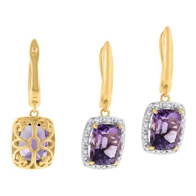 Boucles D’oreilles 14 Kt Van&Co E05-78617-29Y