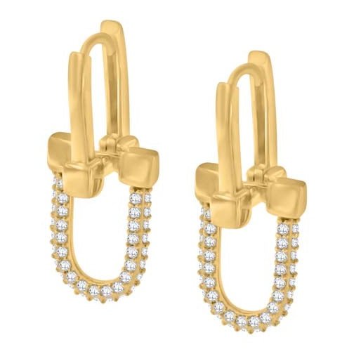 Boucles D’oreilles 10 Kt Roger Roy E-783865-10Y