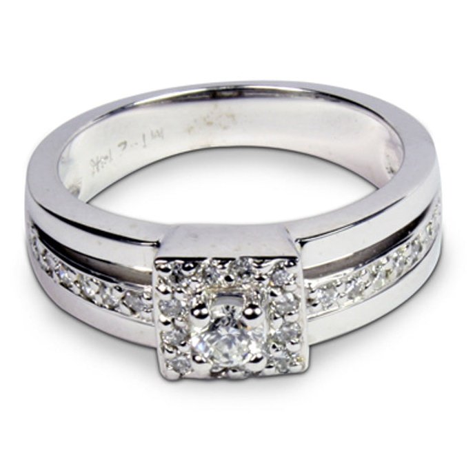 Bague 14 Kt Roger Roy R0642W