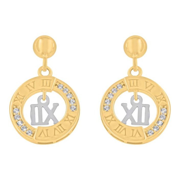 Boucles D’oreilles 10 Kt Roger Roy E200219