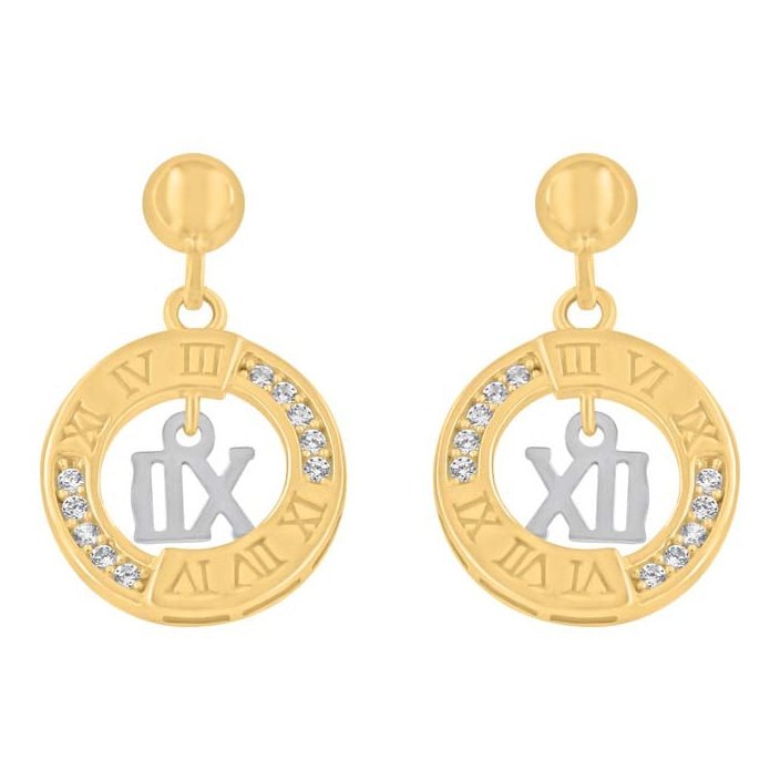 Boucles D’oreilles 10 Kt Roger Roy E200219