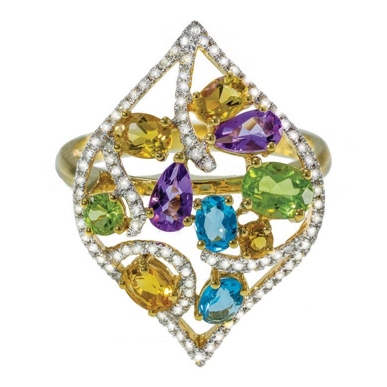 Bague 14 Kt Roger Roy SR036308WB