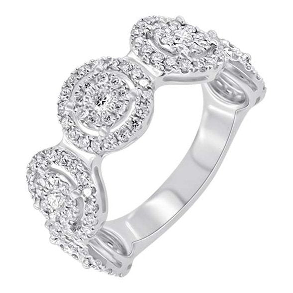 Bague Semi-Éternité Roy 100PTS RA3738-W