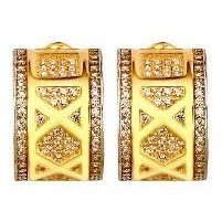 Boucles D’oreilles 10 Kt Roger Roy E-ABRT041
