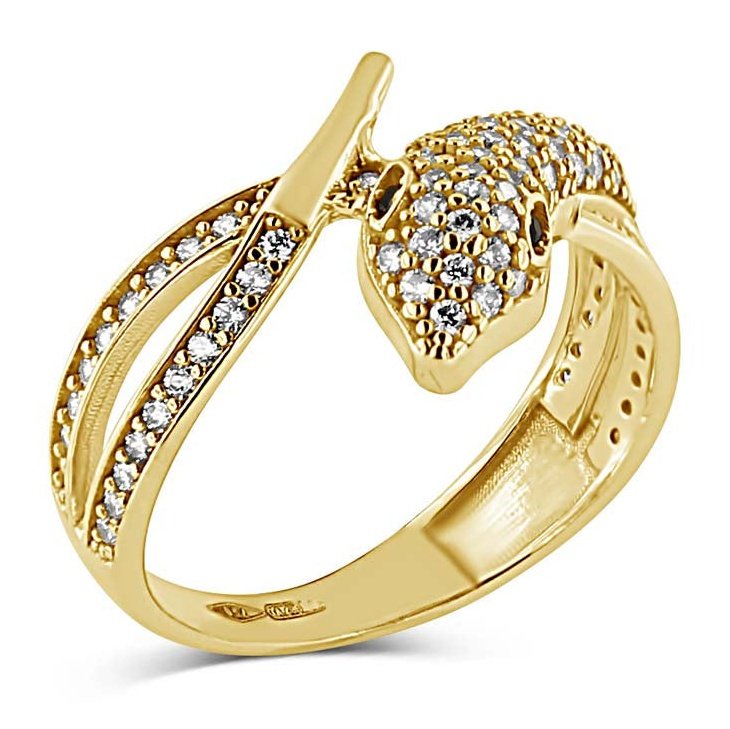 Bague 18 Kt Van&Co R8-CAV4-CZ