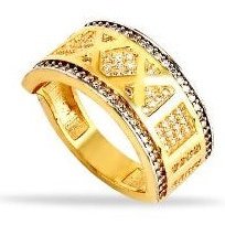 Bague 10 Kt Roger Roy R-ABRT041