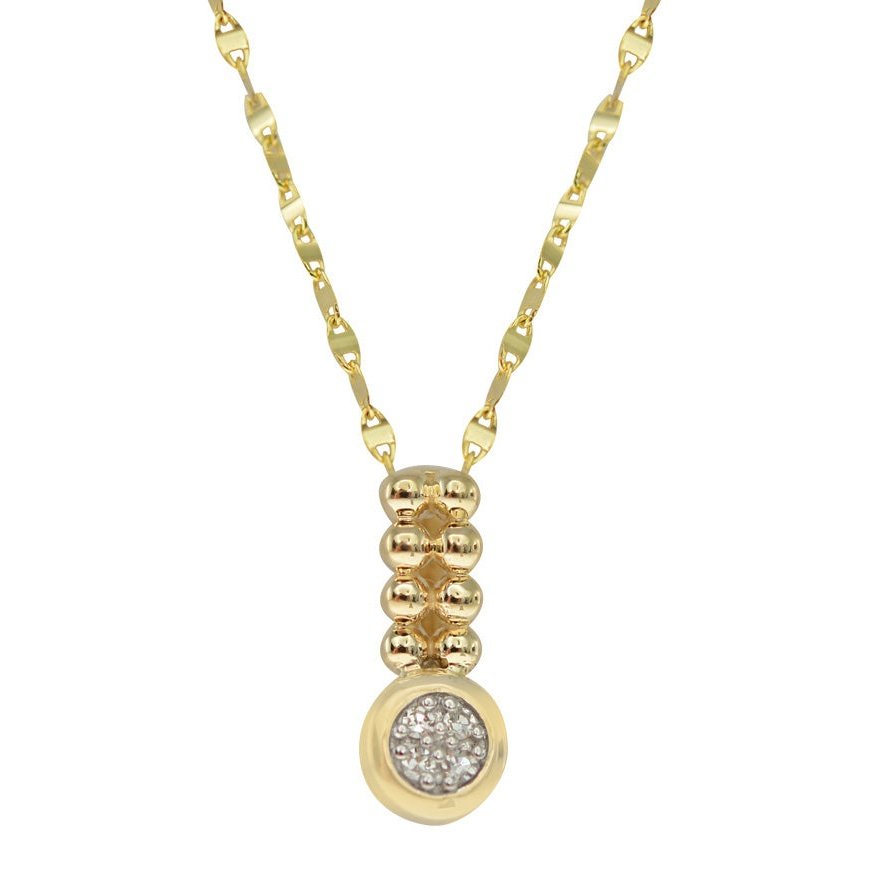 Pendentif 10 Kt Rosa P05-97189-Y